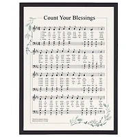 Count Your Blessings Hymn Framed Art Print