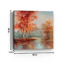 Graceful Autumn Canvas Art Print