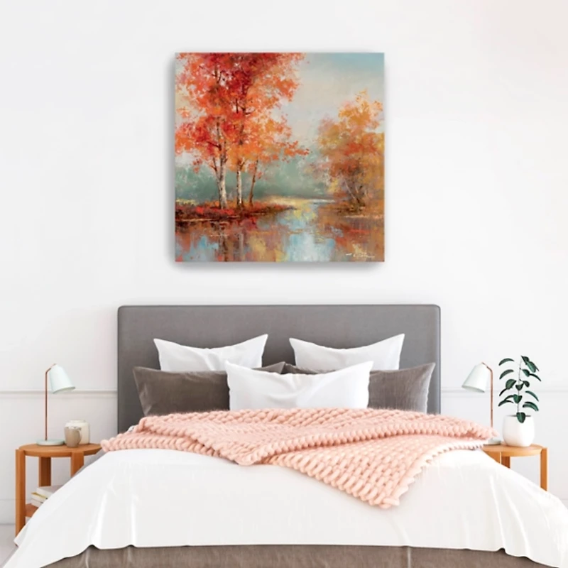 Graceful Autumn Canvas Art Print, 40x40