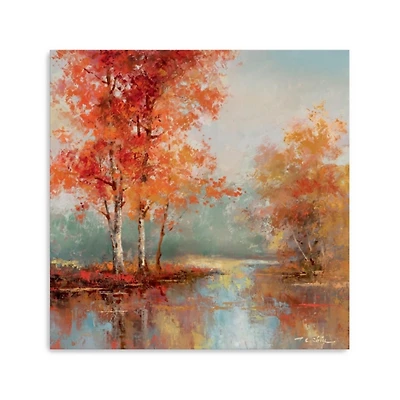 Graceful Autumn Canvas Art Print, 40x40