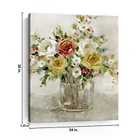 Dreamy Arrangement Canvas Art Print, 24x30