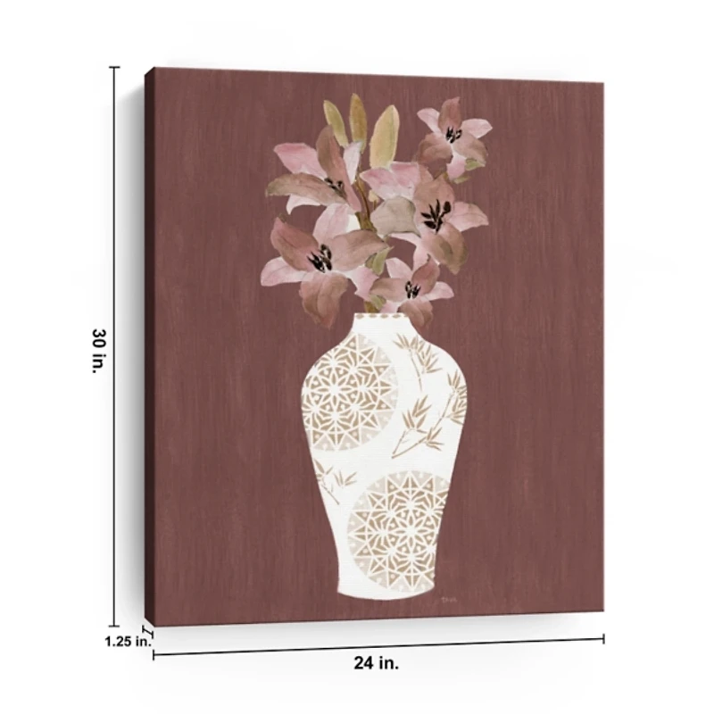 Romantic Florals II Canvas Art Print, 24x30