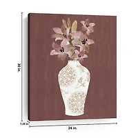Romantic Florals II Canvas Art Print, 24x30