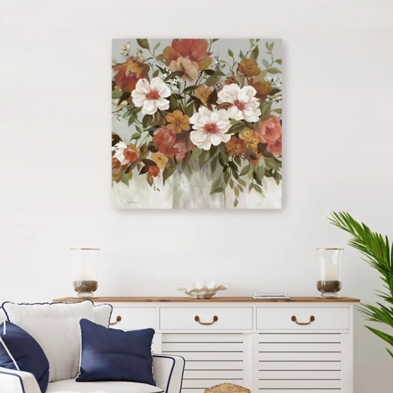 Classic Bouquet Canvas Art Print, 30x30