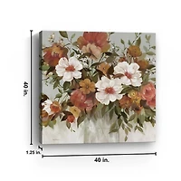 Classic Bouquet Canvas Art Print, 40x40