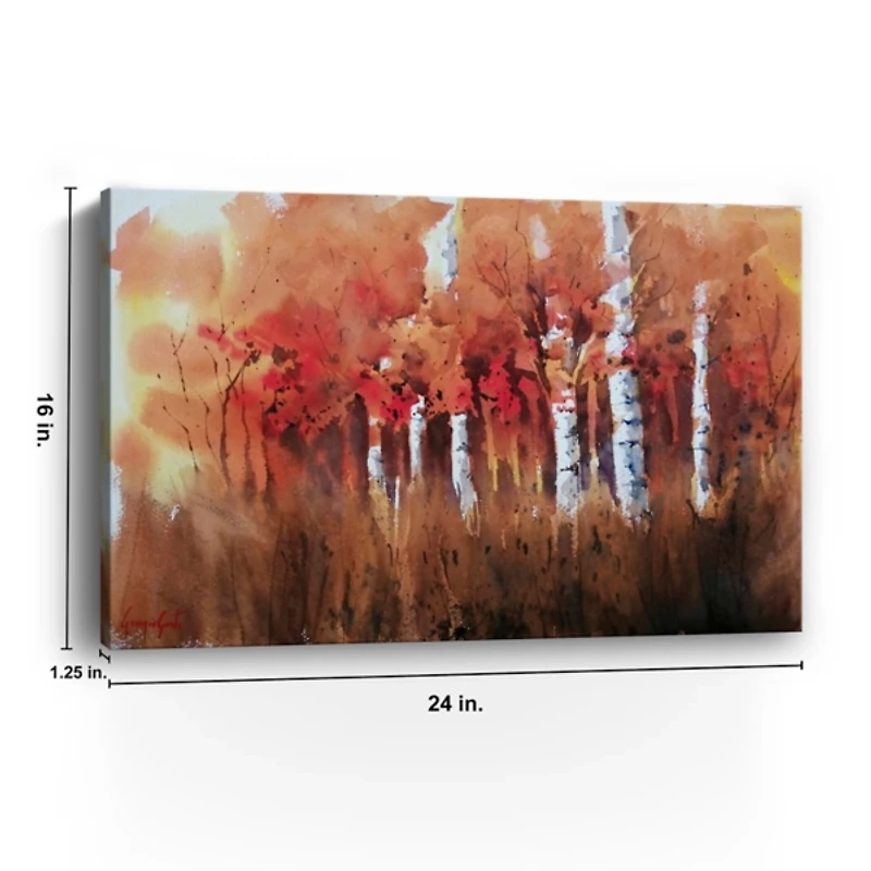 Autumn Landscape III Canvas Art Print