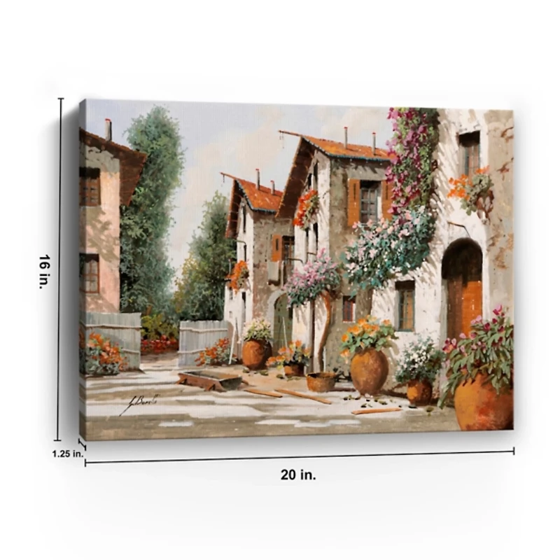 Piazza Verde Canvas Art Print, 16x20