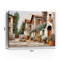 Piazza Verde Canvas Art Print, 16x20
