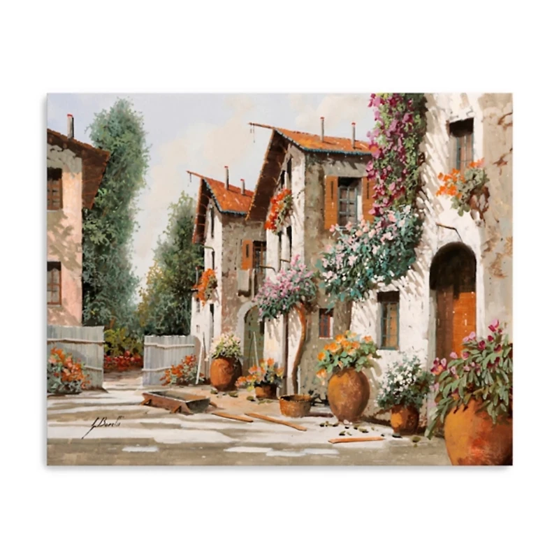 Piazza Verde Canvas Art Print, 16x20