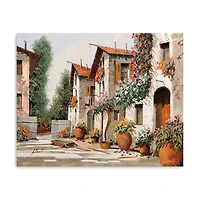 Piazza Verde Canvas Art Print, 16x20