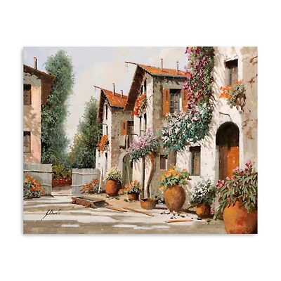 Piazza Verde Canvas Art Print