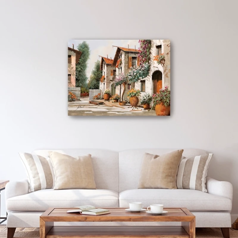 Piazza Verde Canvas Art Print, 30x40