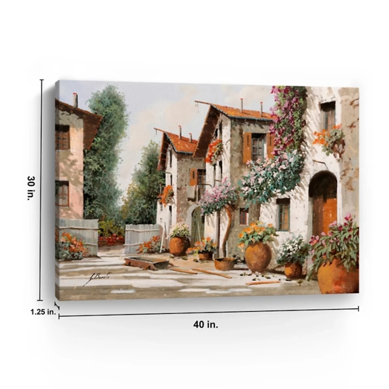 Piazza Verde Canvas Art Print, 30x40