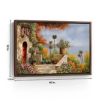 Silenzio di Elena Framed Canvas Art Print