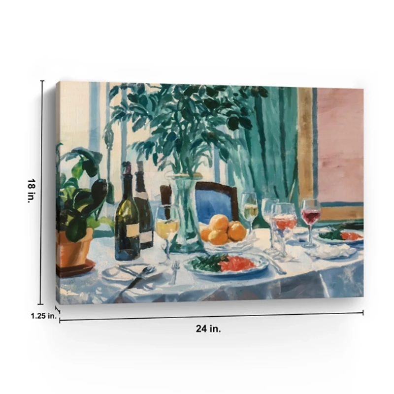 Fine Dining Canvas Art Print