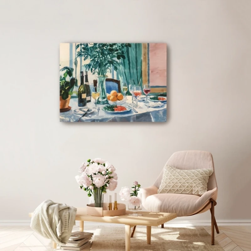 Fine Dining Canvas Art Print