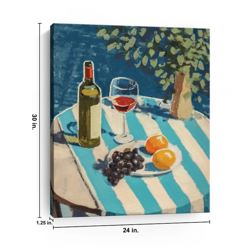 Fine Like Wine Canvas Art Print, 24x30