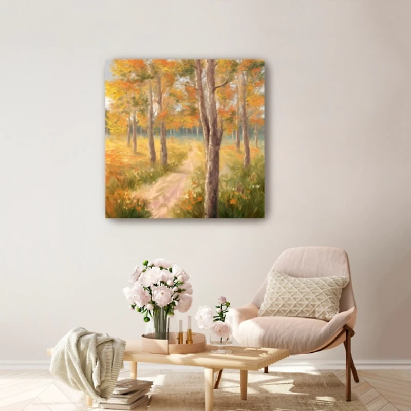 Fall Forest Canvas Art Print, 30x30