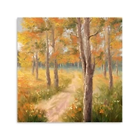Fall Forest Canvas Art Print, 30x30