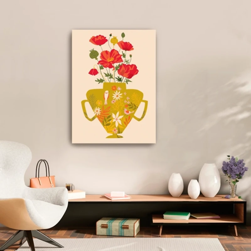 Autumn Vase Canvas Art Print, 24x32