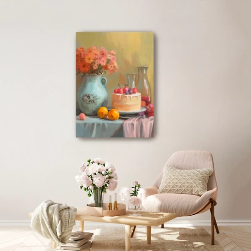 Harvest Meal Canvas Art Print, 24x32