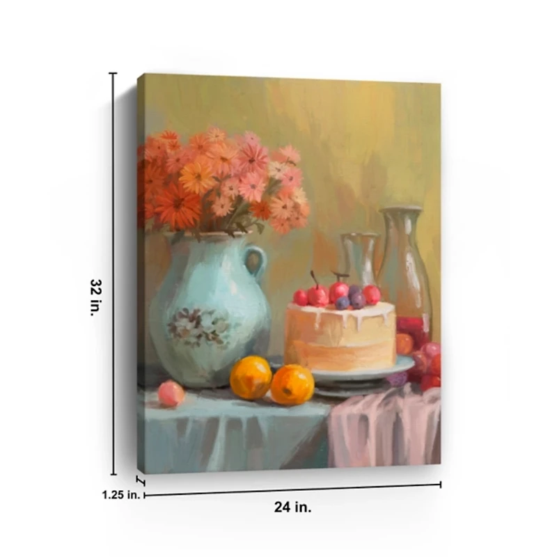 Harvest Meal Canvas Art Print, 24x32