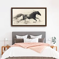 Shadow Dancer I Framed Canvas Art Print