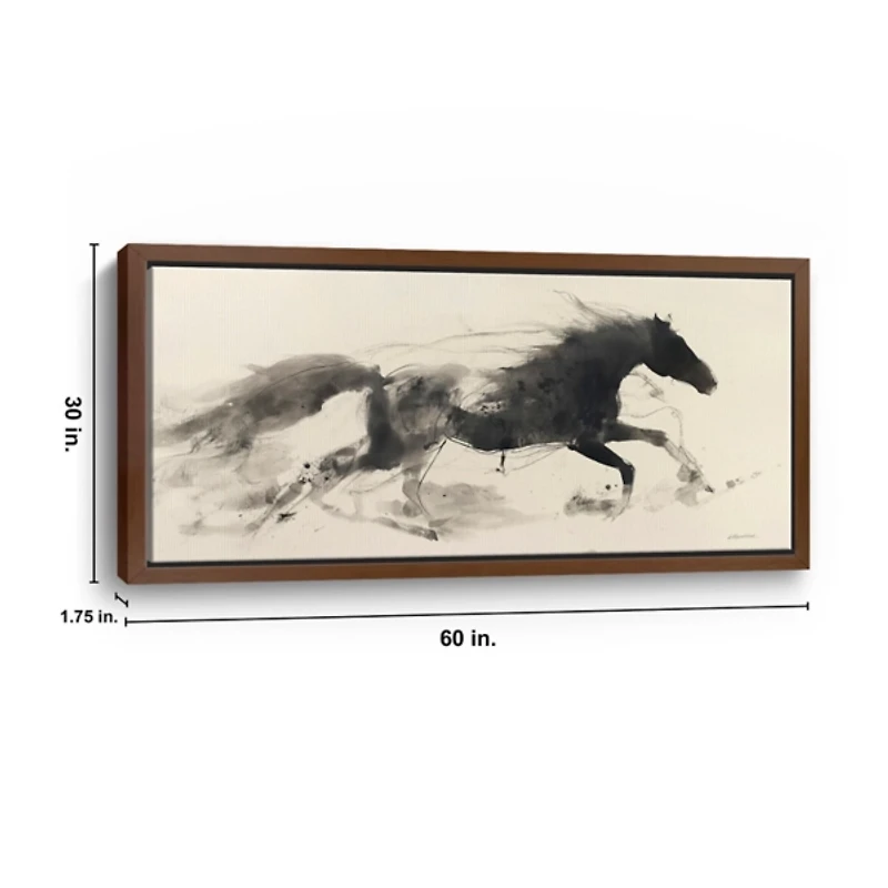 Shadow Dancer I Framed Canvas Art Print