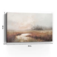 Riverbend Reflections I Canvas Art Print