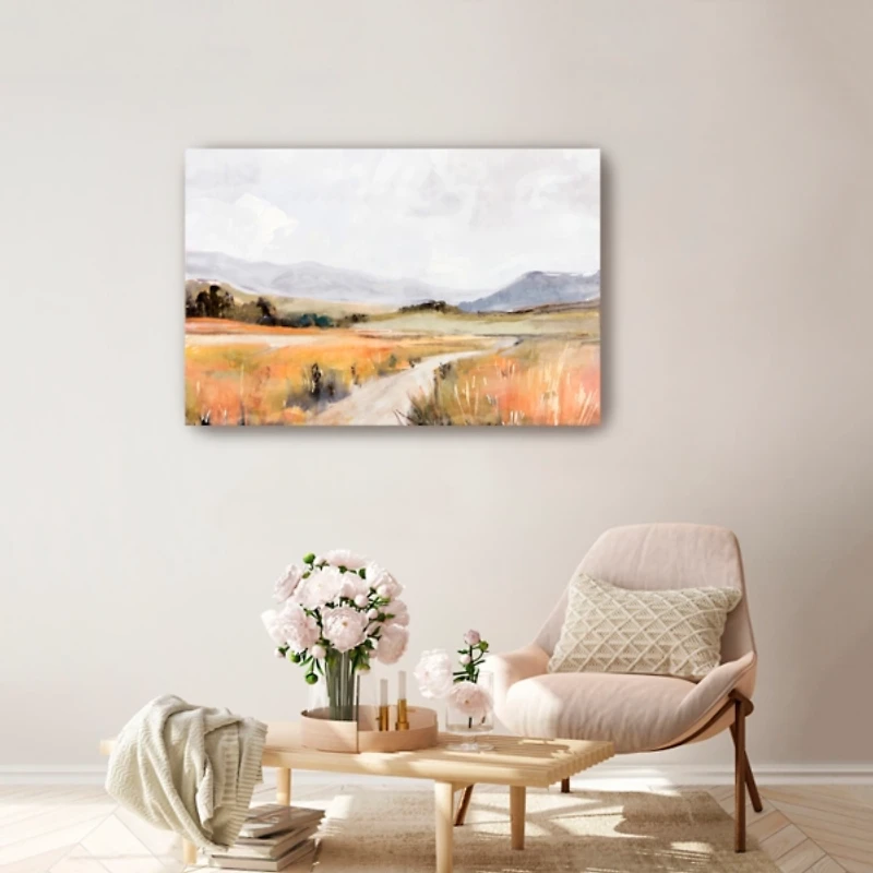 Golden Fields II Canvas Art Print, 36x24