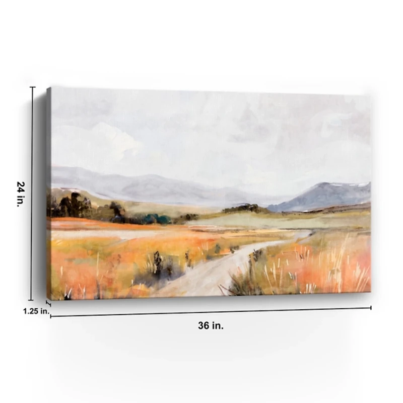 Golden Fields II Canvas Art Print, 36x24