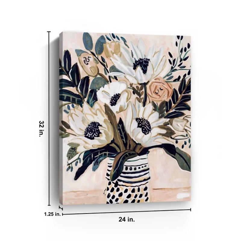 Botanical Bliss III Canvas Art Print, 24x32