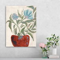 Floral Growth Canvas Art Print