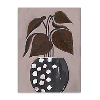 Dotted Vase Canvas Art Print