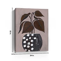 Dotted Vase Canvas Art Print, 24x32