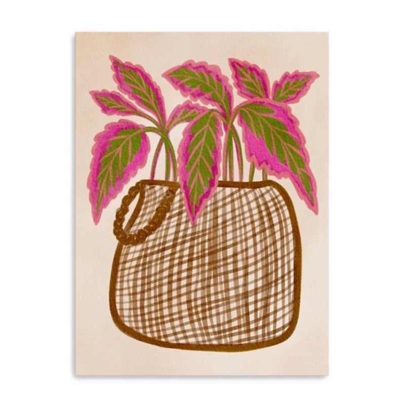 Foliage Basket Canvas Art Print