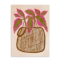 Foliage Basket Canvas Art Print