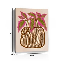 Foliage Basket Canvas Art Print, 24x32