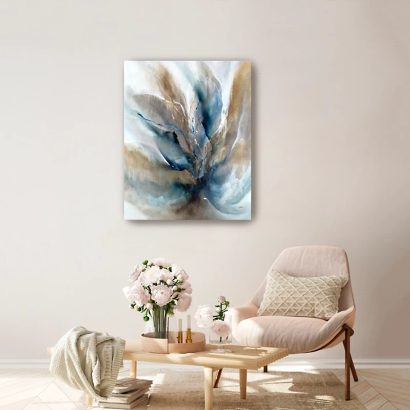 Indigo Crystals Canvas Art Print, 24x30