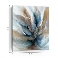 Indigo Crystals Canvas Art Print, 24x30