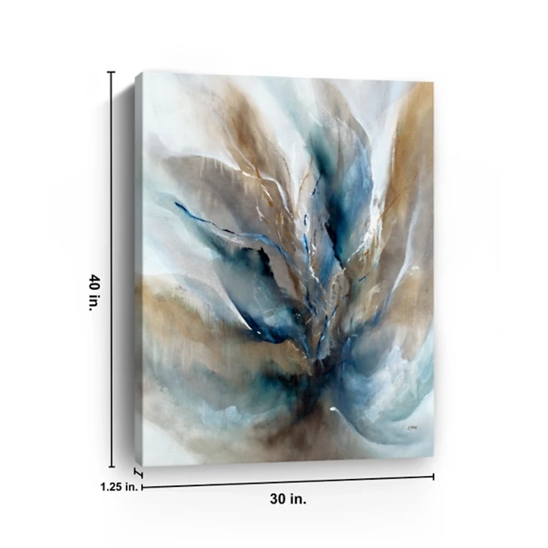 Indigo Crystals Canvas Art Print, 30x40