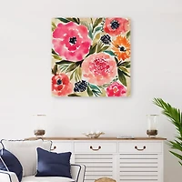 Summer Petals Canvas Art Print, 30x30