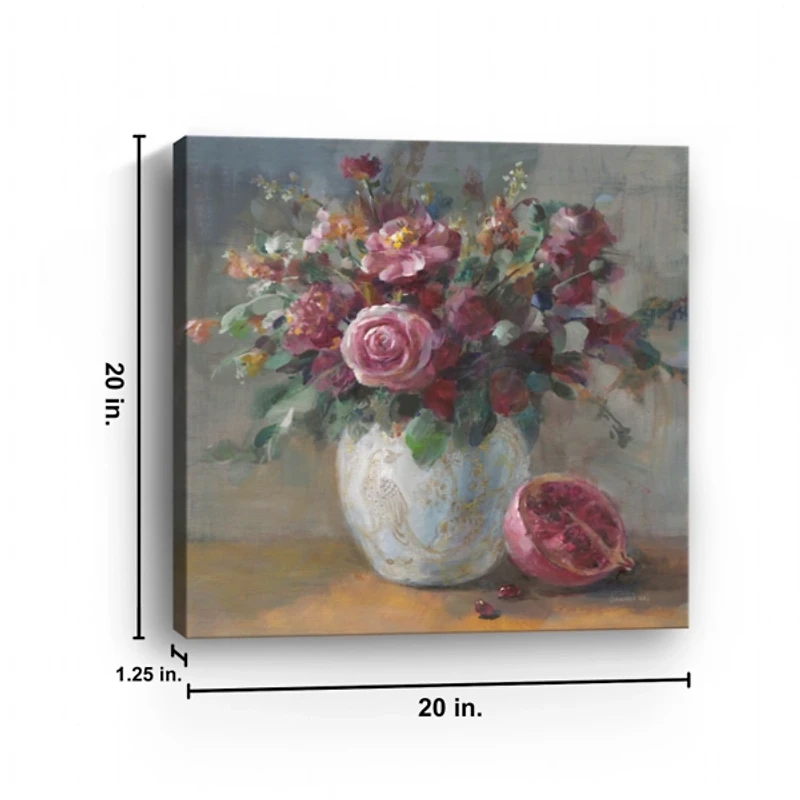 Rich Fall Florals Canvas Art Print