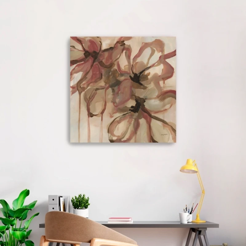 Amelia Floral Canvas Art Print