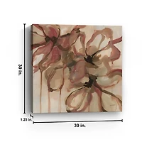 Amelia Floral Canvas Art Print