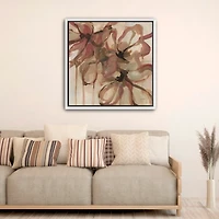 Amelia Floral Framed Canvas Art Print