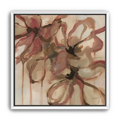 Amelia Floral Framed Canvas Art Print