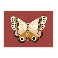 Cinnamon Butterfly Canvas Art Print, 32x24