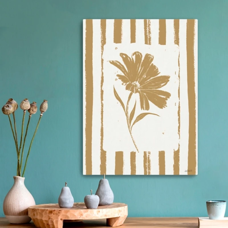Golden Flower Fest Canvas Art Print