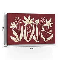 Cinnamon Flowers Canvas Art Print, 36x24